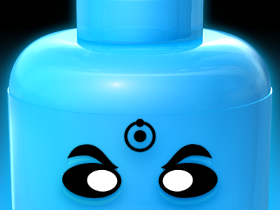 Lego Dr. Manhattan 3d cinema 4d dr. manhattan icon lego mac render