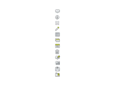 More Pixel Icons @16px grey icons pixels