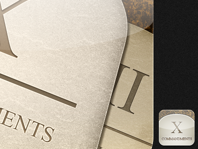 Commandments Icons app icon ipad