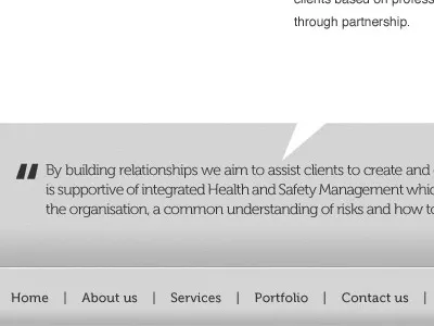 Concept concept footer grey helvetica museo navigation photoshop portfolio web design website