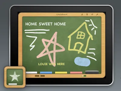 iChalkboard icon ipad ui
