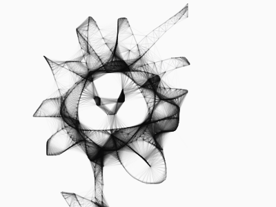 Ornery Flower. javascriptdoodle