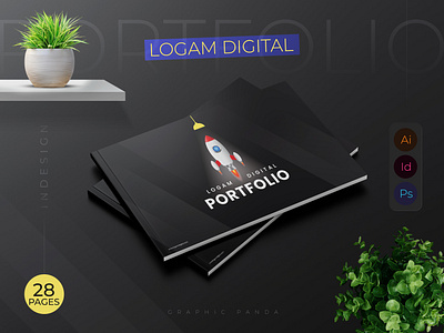 LogamDigital - Portfolio Brochure Design agency brochure brand identity brochure brochure design business company profile flyer portfolio print