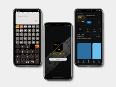 Smart Digital Calculator UI with multiple functions. branding design digital calculator logo logo design mobile app product design scientific calculator smart calculator ui uiux design