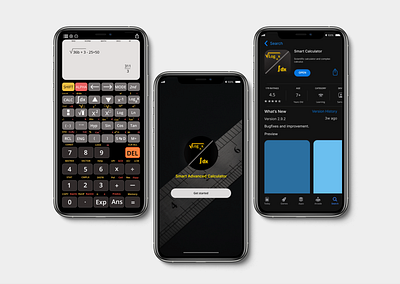 Smart Digital Calculator UI with multiple functions. branding design digital calculator logo logo design mobile app product design scientific calculator smart calculator ui uiux design