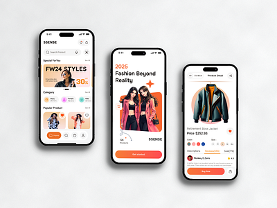 SSENSE Fashion App Design animation app design b2b buy dipa inhouse ecommerce fashion item list marketplace mobile app mobile design onlineshop saas sell shop shopify shopping startup store ui design