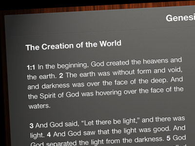 holiwrit: Dark Mode bible holiwrit ipad