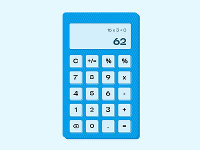 #04-Retro Calculator 100daysui design figma typography ui ux