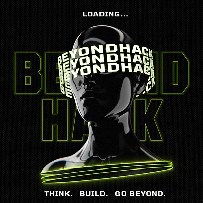 Beyond Hack - Hackathon Posters branding design graphic design illustrator photoshop posters social media post