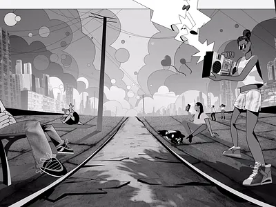 Orange 2d animation animation studio character cut out design illustration studio pigeon