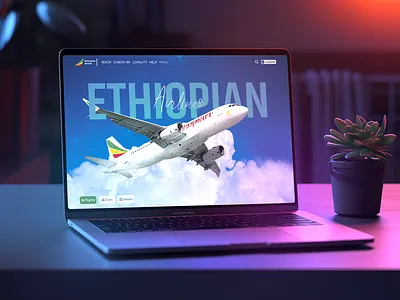 Ethiopian Airlines - UI Redesign ✈️🇪🇹 ethiopia graphic design ui website design webui