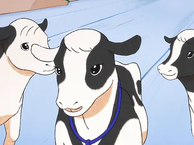 Vinamilk 2d animation animation studio character frame by frame illustration studio pigeon