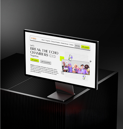 Neo-Brutalist Website Redesign branding design figma photoshop ui website redesign