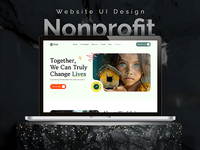 Non-Profit Charity Landing Page UI charity charity landing page charity web design charity website template donate web design donation landingpage non profit non profit organizations ui ui design ui ux webdesign