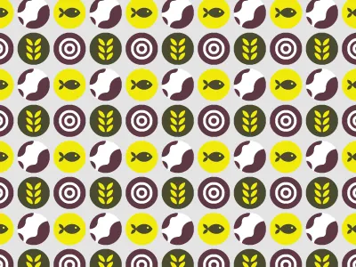 Pattern circle icons pattern