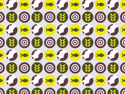 Pattern circle icons pattern