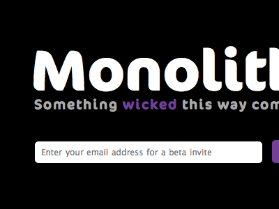 Monolith black monolith purple