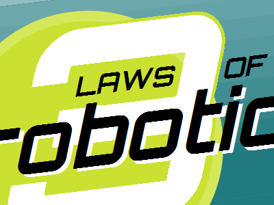 Three Laws asimov css3 font face illustration