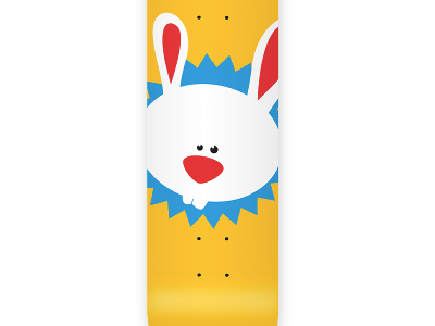 Skate character deck illustration skateboard