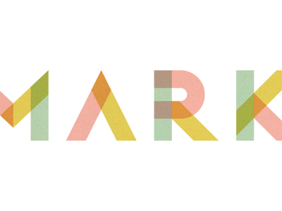 The Mark Overlap geometric logo overlap restaurant type