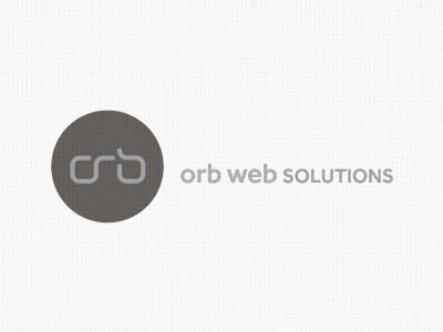 Orb Web Solutions Logo brand icon identity logo orb sphere web