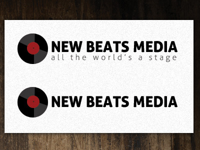 Nbeats aller display black concept logo red white