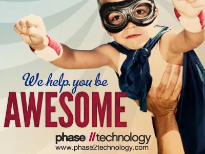 Be Awesome awesome blue league gothic metro script red superhero