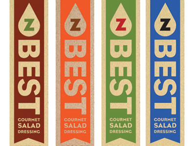 salad dressing label roughs foodie gourment labeling salad dressing z