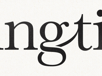 Logo Type Treatment logo type treatment typography