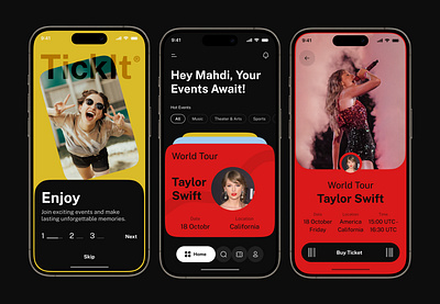 Event Mobile App apllication app design mobile product design ui ui ux ui ux design ux