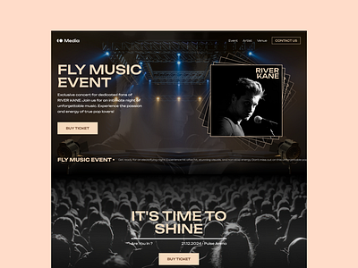 Wix Template for Music Event event festival music music festival template wix wix studio wix template