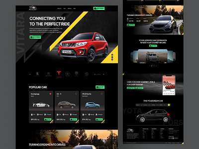 Electric Future vehicle website adventure app auction bidding booking car rental design electric car electric vehicle future landing page logo minimalist online shop selling ticket travelling ui visual design uiux web design