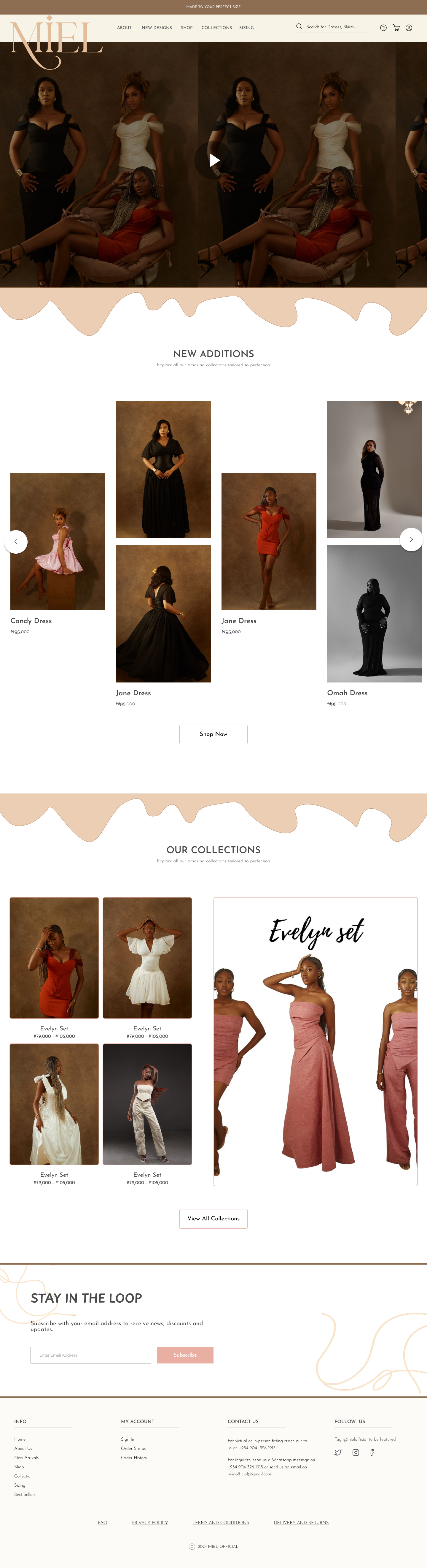 Example of Landing page