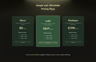 Pricing Plans branding figma plans pricing plan ui