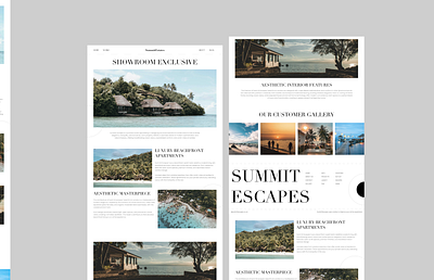 Luxury Apartments UI Web Design apartment beach branding design figma holiday product design site trip ui ux web website wed design