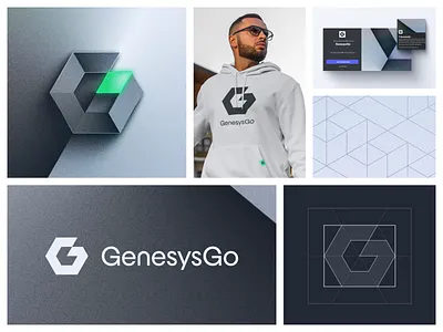 GenesysGo® Branding black blockchain blockchain brand brand branding crypto g genesysgo gengo go green glow heyo logo team heyo