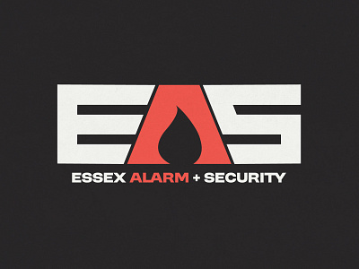 Essex Alarm & Security Logo alarm systems brand identity branding building security construction fire alarm fire protection fire safety home security logo design security solutions security systems small business startup tech