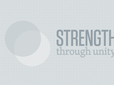 Unity grid tungsten typography