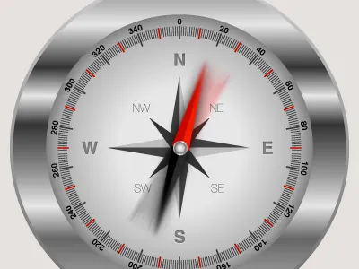 Lost? 404 compass helvetica icon illustration vector