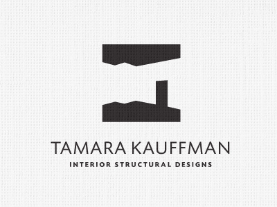 Tamara Kauffman Designs Logo brand branding design icon identity interior logo