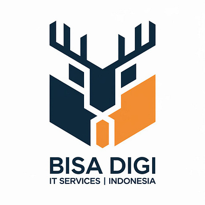 Bisa digi logo designs. Design features geometric style print