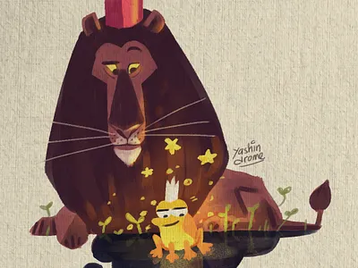 Real King animation children book design graphic design illustration vector