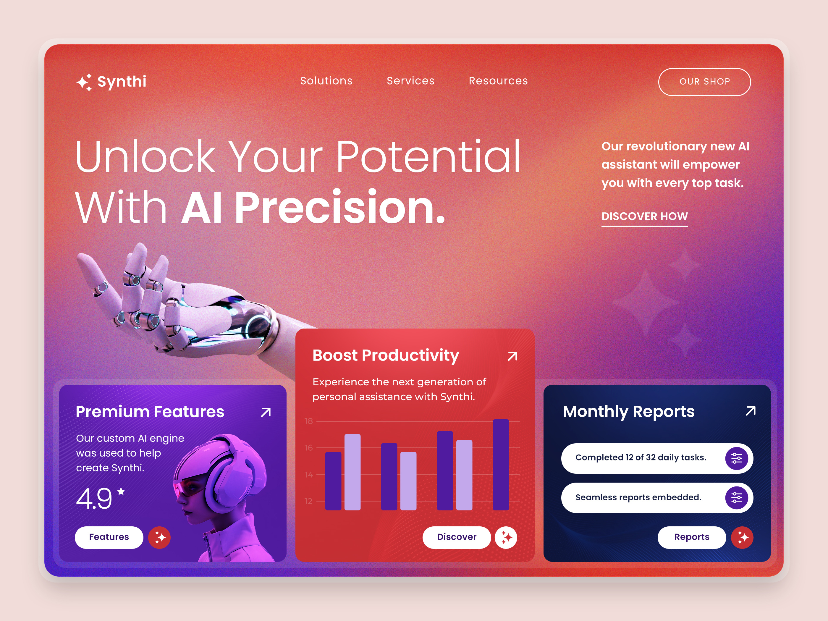 Example of Web Design Mockups In Psd Or Figma