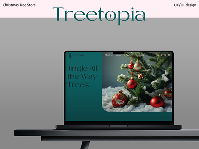 website design for Christmas tree store | UX/UI christmas tree store design system interface ui ui design ux uxui web design website website design