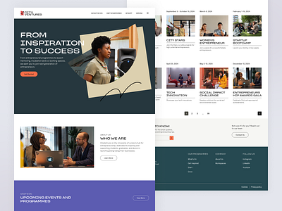 CITY VENTURES cards events homepage illustration ui user experience ux website