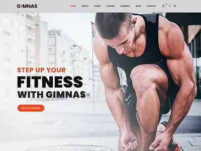 Website Template for DC Fit Gym at Calvin Medical template ui design ux design ux designer