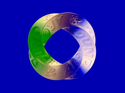 3D Twisted Ring Animation 3d 3d animation 3d art 3d art work 3d composition 3d design 3d form 3d rendering 3d ring 3d visual abstract design animation blender digital digital art motion graphics render ring shape visual