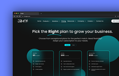 Daily UI Challenge 030 - Pricing app design branding daily ui challenge dailyui design figma illustration logo pricing saas ui uiux web app web ui