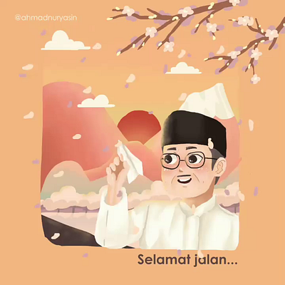 B.J. Habibie animation children book design graphic design illustration vector