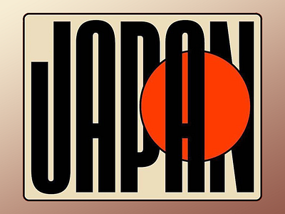 Japan Typography Poster bold typography branding inspiration contemporary graphics creative creative design creative posters cultural identity cultural representation design and art geometric shapes graphic design iconic visuals japan design japanese aesthetics modern modern aesthetics modern minimalism poster typography poster visual storytelling